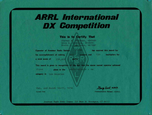 ARRL_DX_CW_1974